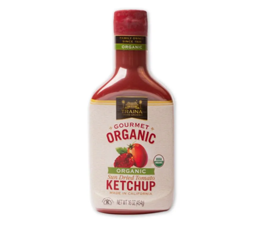 Gourmet Organic Sun Dried Tomato Ketchup 16oz Bottle