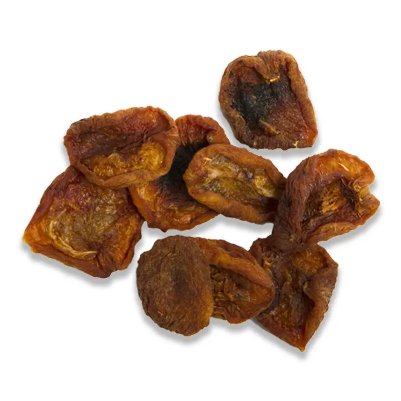Organic California Sun Dried Apricot Halves – drier texture than conventional, no preservatives.