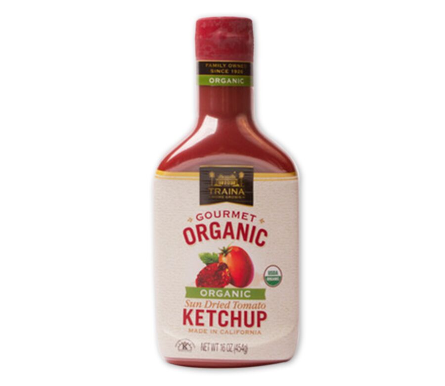 Gourmet Organic Sun Dried Tomato Ketchup 16oz Bottle