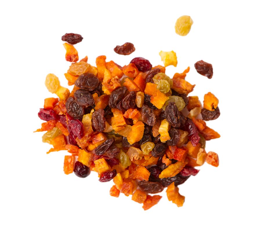 Baker's Dried Fruit Medley available at Traina Home Grown.