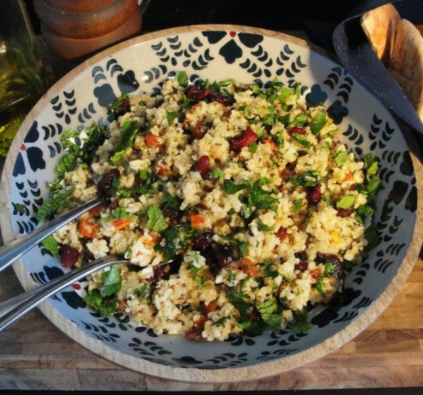 fruitons® All American Dried Fruit Blend, Brown Rice + Quinoa Salad