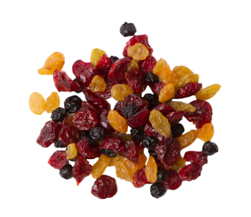 All American Blend offers a mix of diced peaches, cranberries, blueberries, apples, and raisin, perfect for Thanksgiving recipes like stuffing, muffins, and more! Available in 2lb and 5lb increments.