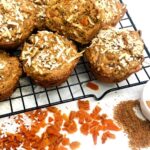 California Sun Dried Apricot Whole Wheat Coconut Muffins