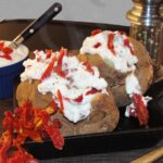 Sun Dried Tomato Stuffed Baked Potato