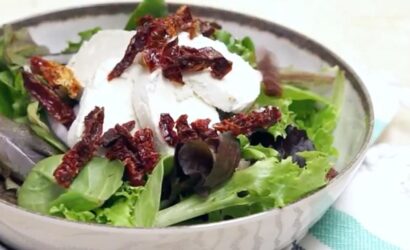 Easy Goat Cheese Salad with California Sun Dried Tomatoes